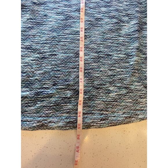 MPG Midi Dress Teal Blue Built in Bra Racerback Athletic Size Small - Picture 10 of 12